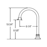 Elkay Deck Mount 10-3/4" Spout