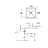 Elkay Dependabilt Stainless Steel 29" x 29-13/16" x 43-3/4" 16 Gauge One Compartment Sink with Stainless Steel Legs