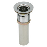 Elkay Drain Fitting 2" Nickel Plated Brass Body with Deep Stainless Steel Strainer Basket