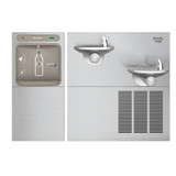 Elkay ezH2O Bottle Filling Station & SwirlFlo Bi-Level Fountain High Efficiency Non-Filtered Refrigerated Stainless