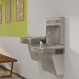 Elkay ezH2O Bottle Filling Station & Versatile Bi-Level ADA Cooler High Efficiency Non-Filtered Refrigerated Stainless