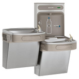 Elkay ezH2O Bottle Filling Station & Versatile Bi-Level ADA Cooler Non-Filtered Non-Refrigerated Stainless
