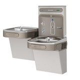 Elkay ezH2O Bottle Filling Station & Versatile Bi-Level ADA Vandal-Resistant Cooler Filtered Refrigerated Light Gray