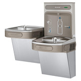 Elkay ezH2O Bottle Filling Station & Versatile Bi-Level ADA Vandal-Resistant Cooler Non-Filtered Non-Refrigerated Stainless