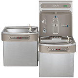 Elkay ezH2O Bottle Filling Station with Bi-Level ADA Cooler Dual Hands Free Activation Filtered Refrigerated Stainless