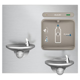 Elkay ezH2O Bottle Filling Station with Bi-Level Integral SwirlFlo Fountain Filtered Non-Refrigerated Stainless