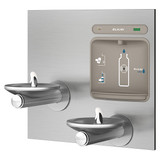 Elkay ezH2O Bottle Filling Station with Bi-Level Integral SwirlFlo Fountain Filtered Non-Refrigerated Stainless