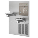 Elkay ezH2O Bottle Filling Station with Bi-Level Integral SwirlFlo Fountain Filtered Refrigerated Stainless