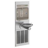 Elkay ezH2O Bottle Filling Station with Integral SwirlFlo Fountain Refrigerated Non-Filtered Refrigerated Stainless