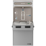 Elkay ezH2O Bottle Filling Station with Mechanically Activated Single ADA Cooler Filtered Refrigerated Light Gray