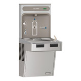 Elkay ezH2O Bottle Filling Station with Mechanically Activated Single ADA Cooler Non-Filtered Refrigerated Stainless