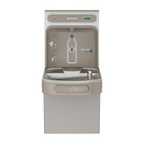 Elkay ezH2O Bottle Filling Station with Single ADA Vandal-Resistant Cooler Filtered Refrigerated Light Gray