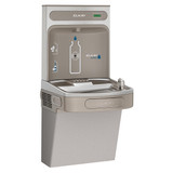Elkay ezH2O Bottle Filling Station with Single ADA Vandal-Resistant Cooler Non-Filtered Non-Refrigerated Light Gray