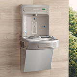 Elkay ezH2O Bottle Filling Station with Single ADA Vandal-Resistant Cooler Non-Filtered Non-Refrigerated Stainless
