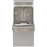 Elkay ezH2O Bottle Filling Station with Single ADA Vandal-Resistant Cooler Non-Filtered Refrigerated Light Gray