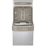 Elkay ezH2O Bottle Filling Station with Single ADA Vandal-Resistant Cooler Non-Filtered Refrigerated Stainless