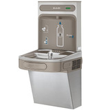 Elkay ezH2O Bottle Filling Station with Single ADA Vandal-Resistant Cooler Non-Filtered Refrigerated Stainless