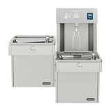 Elkay ezH2O Vandal-Resistant Bottle Filling Station & Bi-Level Cooler Filtered Refrigerated Stainless