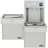 Elkay ezH2O Vandal-Resistant Bottle Filling Station & Bi-Level Cooler Non-Filtered Non-Refrigerated Stainless