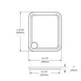 Elkay Hardwood 14-1/2" x 17-5/16" x 1" Cutting Board