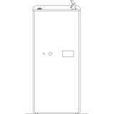 Elkay Legacy Floor Mount Cooler Non-filtered Refrigerated 8 GPH Light Gray Granite