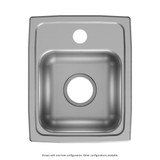 Elkay Lustertone Classic Stainless Steel 13" x 16" x 6", 1-Hole Single Bowl Drop-in ADA Sink