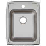 Elkay Lustertone Classic Stainless Steel 17" x 22" x 6" MR2-Hole Single Bowl Drop-in ADA Sink