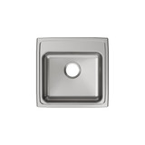 Elkay Lustertone Classic Stainless Steel 19-1/2" x 19" x 5", 0-Hole Single Bowl Drop-in ADA Sink