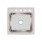 Elkay Lustertone Classic Stainless Steel 22" x 22" x 10-1/8" 4-Hole Single Bowl Drop-in Sink
