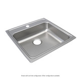 Elkay Lustertone Classic Stainless Steel 22" x 22" x 5-1/2" 4-Hole Single Bowl Drop-in ADA Sink