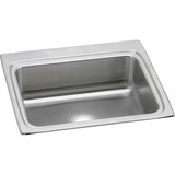 Elkay Lustertone Classic Stainless Steel 25" x 22" x 8-1/8", 0-Hole Single Bowl Drop-in Sink