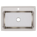 Elkay Lustertone Classic Stainless Steel 31" x 22" x 10-1/8" 1-Hole Single Bowl Drop-in Sink with Quick-clip