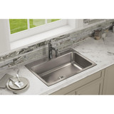 Elkay Lustertone Classic Stainless Steel 31" x 22" x 7-5/8" 2-Hole Single Bowl Drop-in Sink