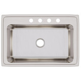 Elkay Lustertone Classic Stainless Steel 33" x 22" x 11-5/8" 4-Hole Single Bowl Drop-in Sink