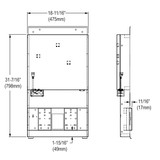 Elkay Mounting Frame for Single-station In-wall Non-refrigerated SwirlFlo Bottle Filling Stations