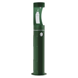 Elkay Outdoor ezH2O Bottle Filling Station Pedestal Non-Filtered Non-Refrigerated Evergreen