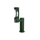 Elkay Outdoor ezH2O Bottle Filling Station Single Pedestal Non-Filtered Non-Refrigerated Evergreen
