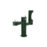 Elkay Outdoor ezH2O Lower Bottle Filling Station Tri-Level Pedestal Non-Filtered Non-Refrigerated FR Evergreen