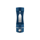 Elkay Outdoor ezH2O Single Arm Bottle Filling Station Wall Mount Non-Filtered Non-Refrigerated Freeze Resistant Blue