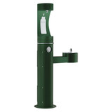 Elkay Outdoor ezH2O Upper Bottle Filling Station Bi-Level Pedestal Non-Filtered Non-Refrigerated Evergreen