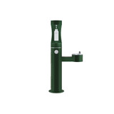 Elkay Outdoor ezH2O Upper Bottle Filling Station Bi-Level Pedestal Non-Filtered Non-Refrigerated Freeze Resistant Evergreen