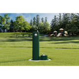 Elkay Outdoor Pedestal Fountain with Pet Station Non-Filtered Non-Refrigerated Evergreen