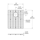 Elkay Stainless Steel 15" x 18" x 11/16" Bottom Grid