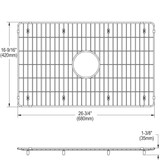 Elkay Stainless Steel 26-3/4" x 16-9/16" x 1-3/8" Bottom Grid