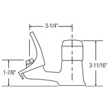 Elkay Stainless Steel Vandal Resistant Classroom Bubbler