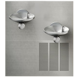 Elkay SwirlFlo Bi-level High Efficiency ADA Fountain with Mounting Frame and Vandal Resistant Bubbler Filtered Refrigerated Stainless