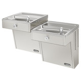 Elkay Wall Mount Vandal Resistant Bi-level ADA Cooler Filtered Refrigerated Stainless