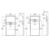Elkay Halsey Taylor Mounting Frame for Bi-level In-wall OVL-II SER/ESR Refrigerated Coolers