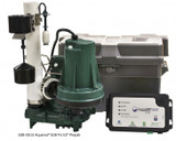 Zoeller 508 with M53 Preassembled Sys ProPak Aquanot Fit 12V Back-Up Submersible Sump Pump System