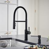 Blanco 443026: Catris Flexo Semi-Pro 1.5 GPM Faucet - Matte Black